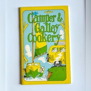 Vintage 1973 Camper & Galley Cookery Camping Cookbook Rare